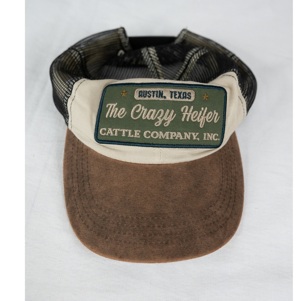 Idyllwind Trucker Hat Womens OSFM Brown Tan The Crazy Heifer Austin TX Cattle Co